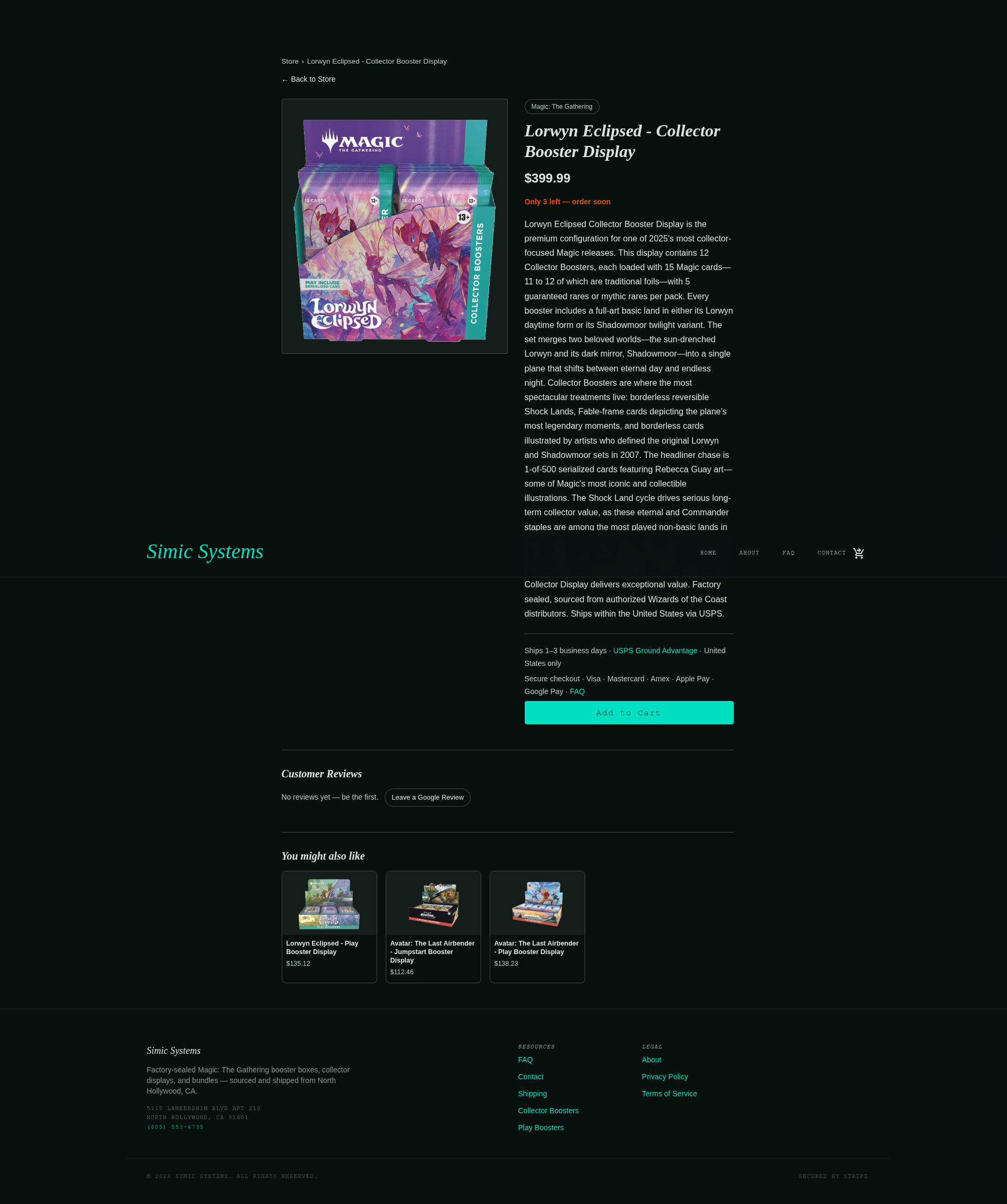 Redesigned product detail page